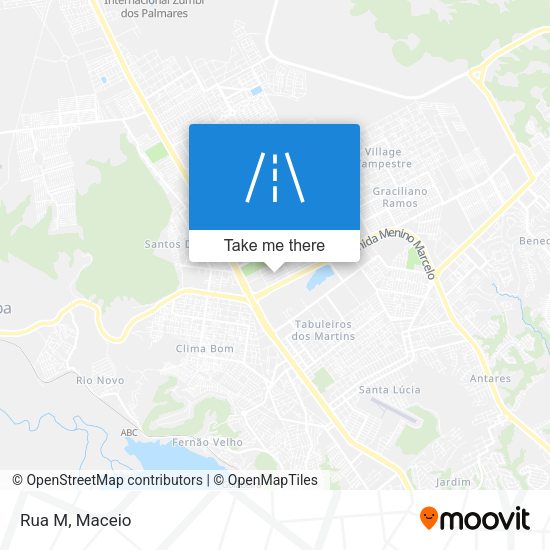 Rua M map