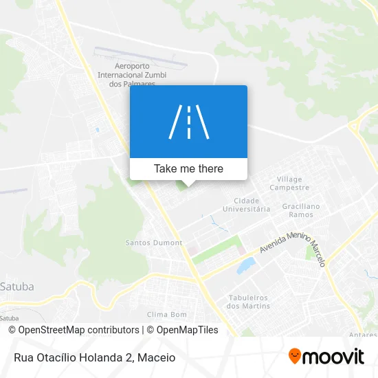 Rua Otacílio Holanda 2 map