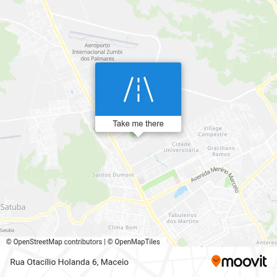 Rua Otacílio Holanda 6 map