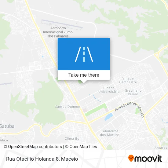 Rua Otacílio Holanda 8 map