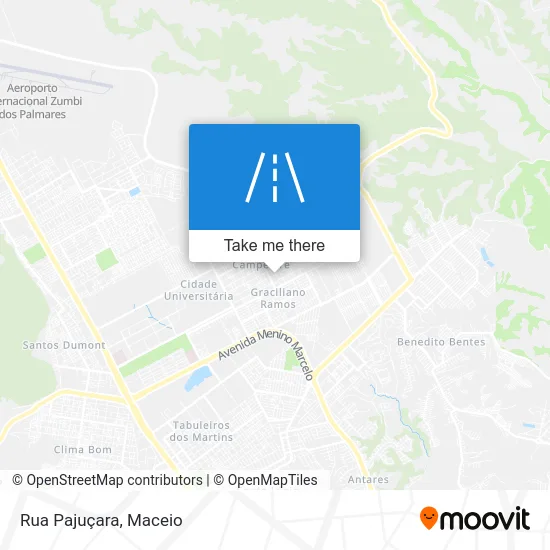 Rua Pajuçara map