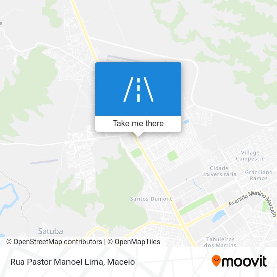 Rua Pastor Manoel Lima map