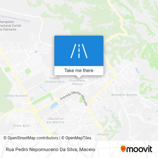 Rua Pedro Nepomuceno Da Silva map