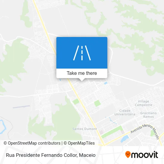Rua Presidente Fernando Collor map