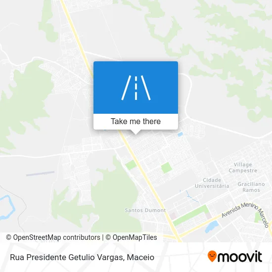 Rua Presidente Getulio Vargas map