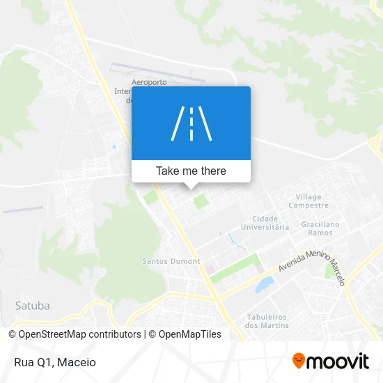 Rua Q1 map