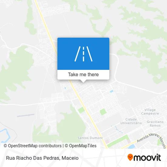 Rua Riacho Das Pedras map