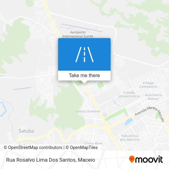 Rua Rosalvo Lima Dos Santos map
