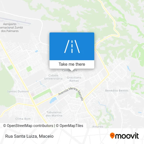 Rua Santa Luiza map