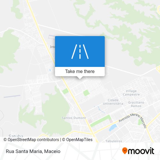 Rua Santa Maria map