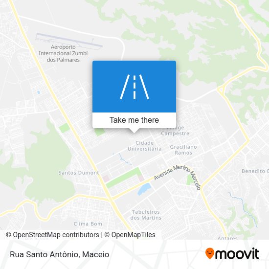 Rua Santo Antônio map