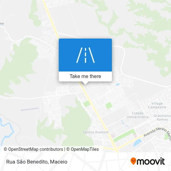 Rua São Benedito map