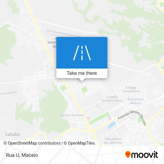 Rua U map