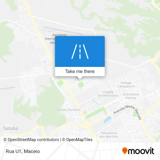 Rua U1 map