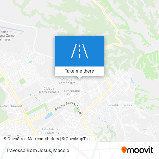 Mapa Travessa Bom Jesus