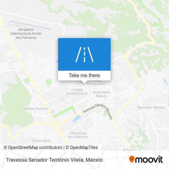 Travessa Senador Teotônio Vilela map