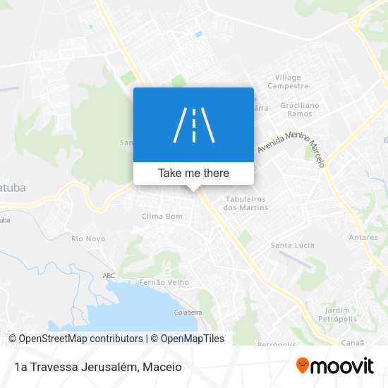 1a Travessa Jerusalém map