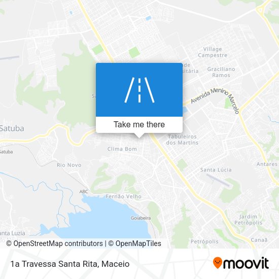 1a Travessa Santa Rita map