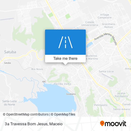 3a Travessa Bom Jesus map