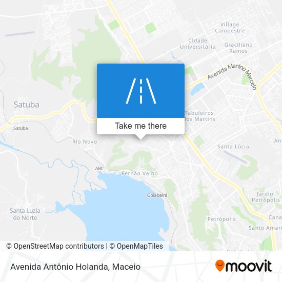 Avenida Antônio Holanda map