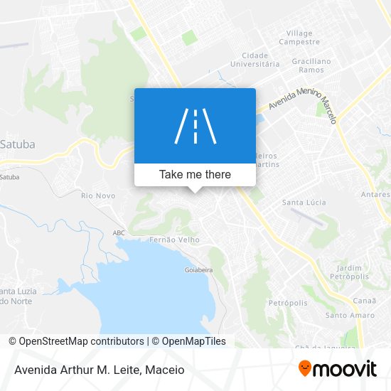Avenida Arthur M. Leite map