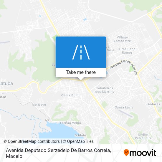 Avenida Deputado Serzedelo De Barros Correia map