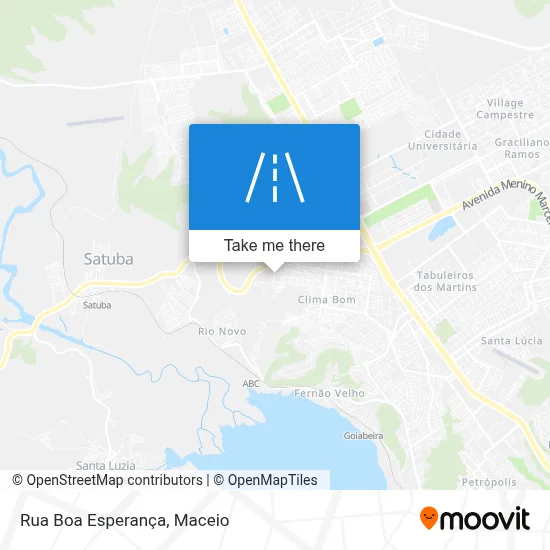 Rua Boa Esperança map