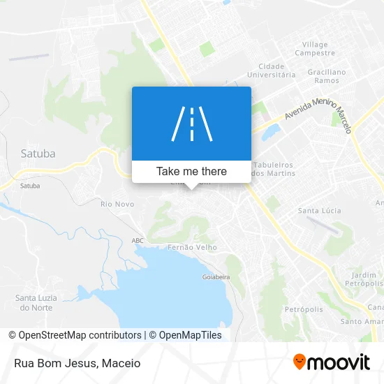 Rua Bom Jesus map
