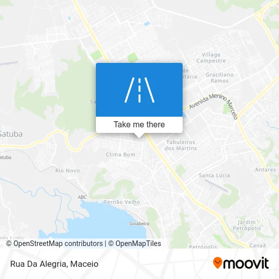 Rua Da Alegria map