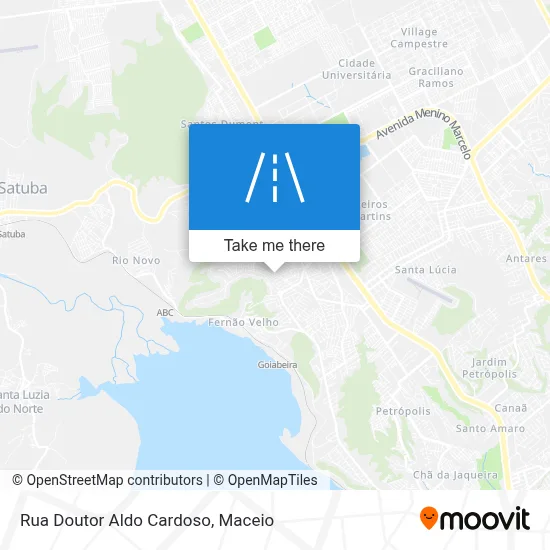 Rua Doutor Aldo Cardoso map