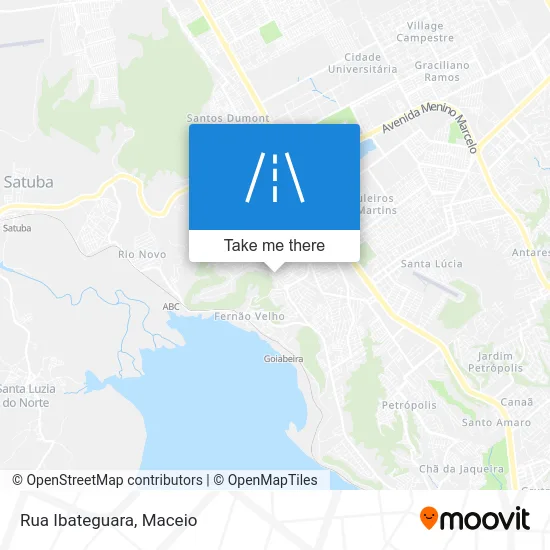 Rua Ibateguara map