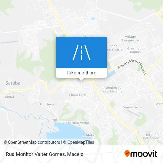 Rua Monitor Valter Gomes map