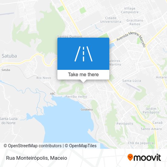 Rua Monteirópolis map
