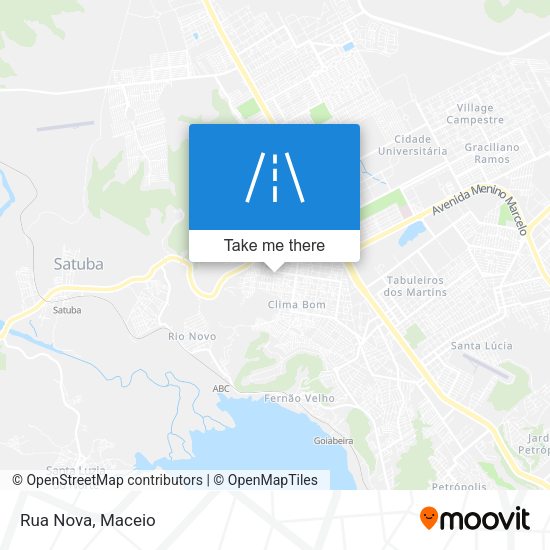 Rua Nova map