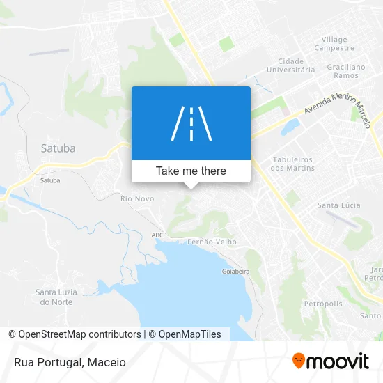 Rua Portugal map