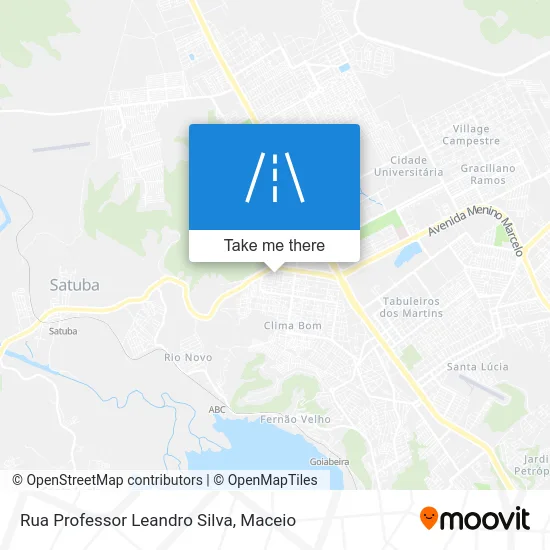 Rua Professor Leandro Silva map