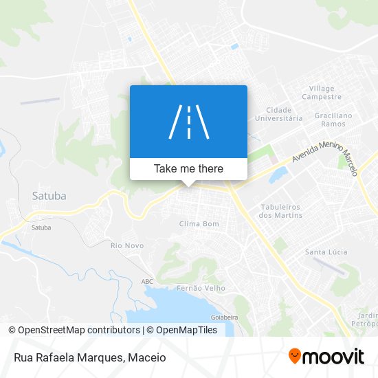 Mapa Rua Rafaela Marques