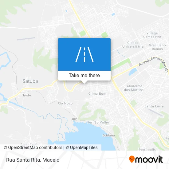 Rua Santa Rita map
