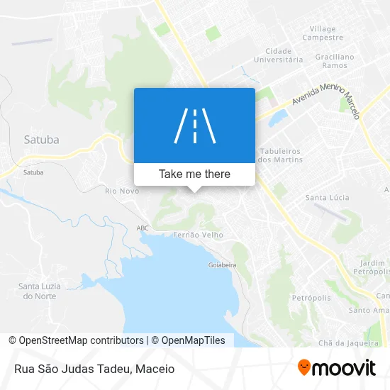 Rua São Judas Tadeu map