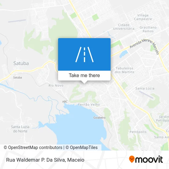 Rua Waldemar P. Da Silva map