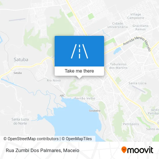 Rua Zumbi Dos Palmares map