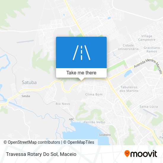 Travessa Rotary Do Sol map