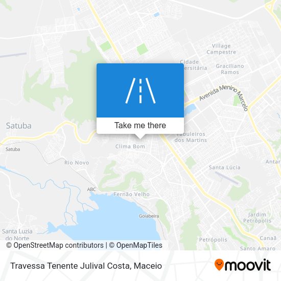 Travessa Tenente Julival Costa map