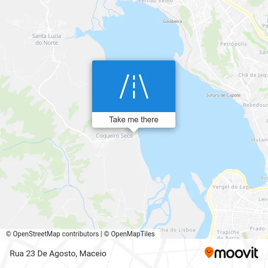 Rua 23 De Agosto map