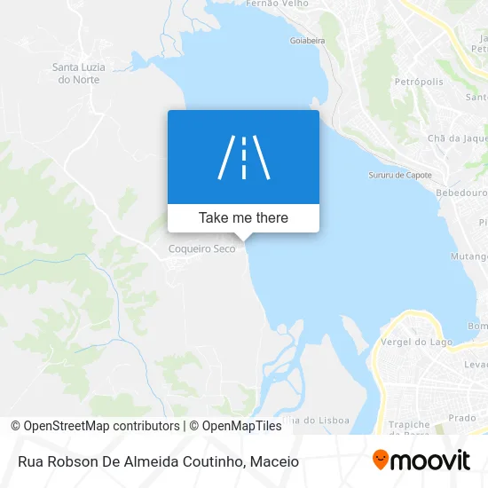 Rua Robson De Almeida Coutinho map