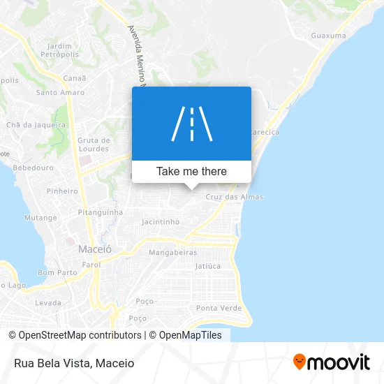 Rua Bela Vista map