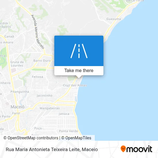 Rua Maria Antonieta Teixeira Leite map
