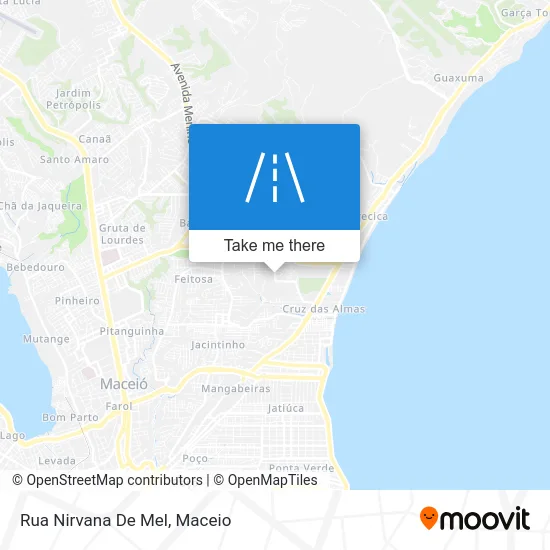 Rua Nirvana De Mel map