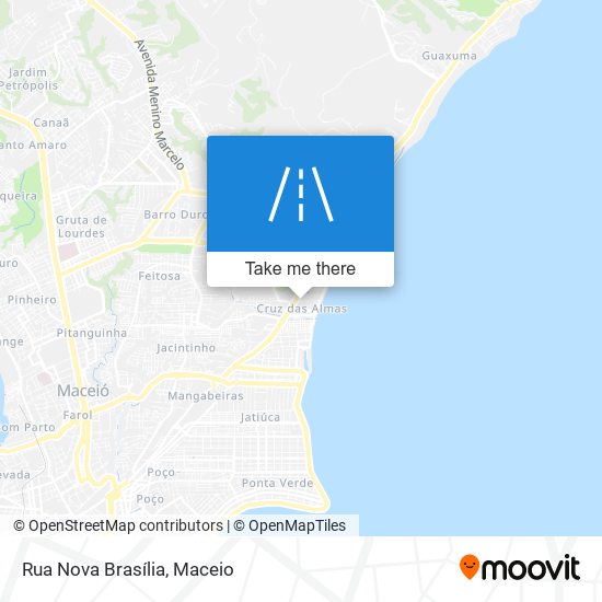 Rua Nova Brasília map