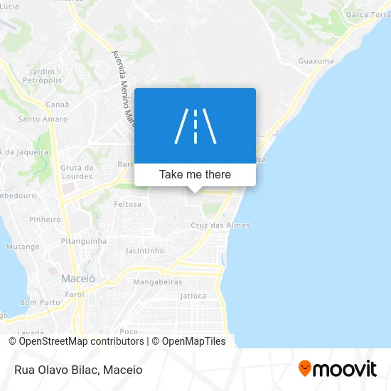 Rua Olavo Bilac map